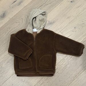 Zara Fleece Hooded Jacket